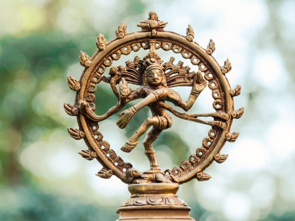 Imagem simbólica que representa a dança cósmica Tandava